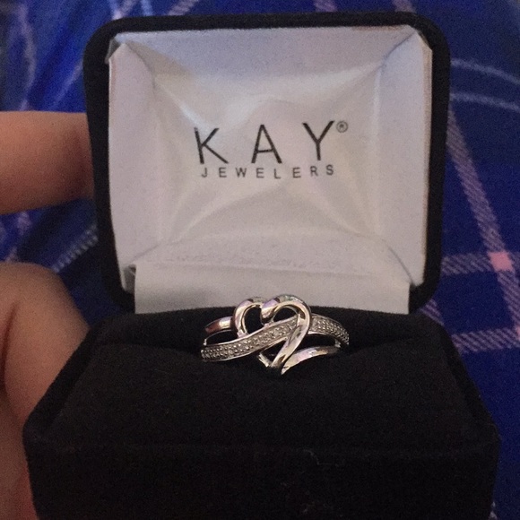 Kay Jewelers Jewelry - Kay sterling silver heart ring